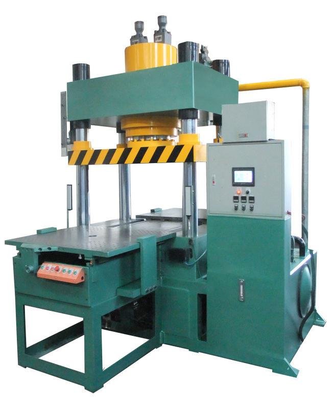 four column hydraulic press for FRP man hole covers